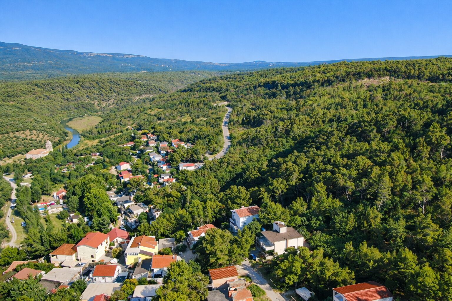 Dům se 3 apartmány u moře, Chorvatsko