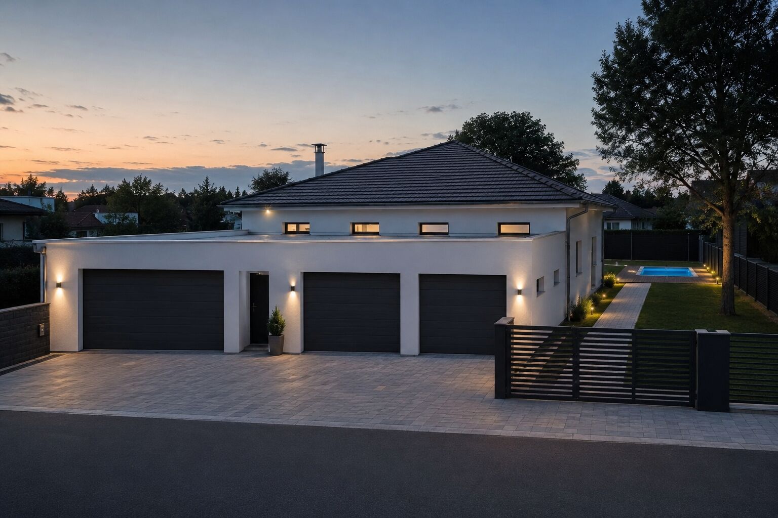 Pozemek 2 011 m² s architektonickým projektem moderní vily | Dvorce u Jihlavy