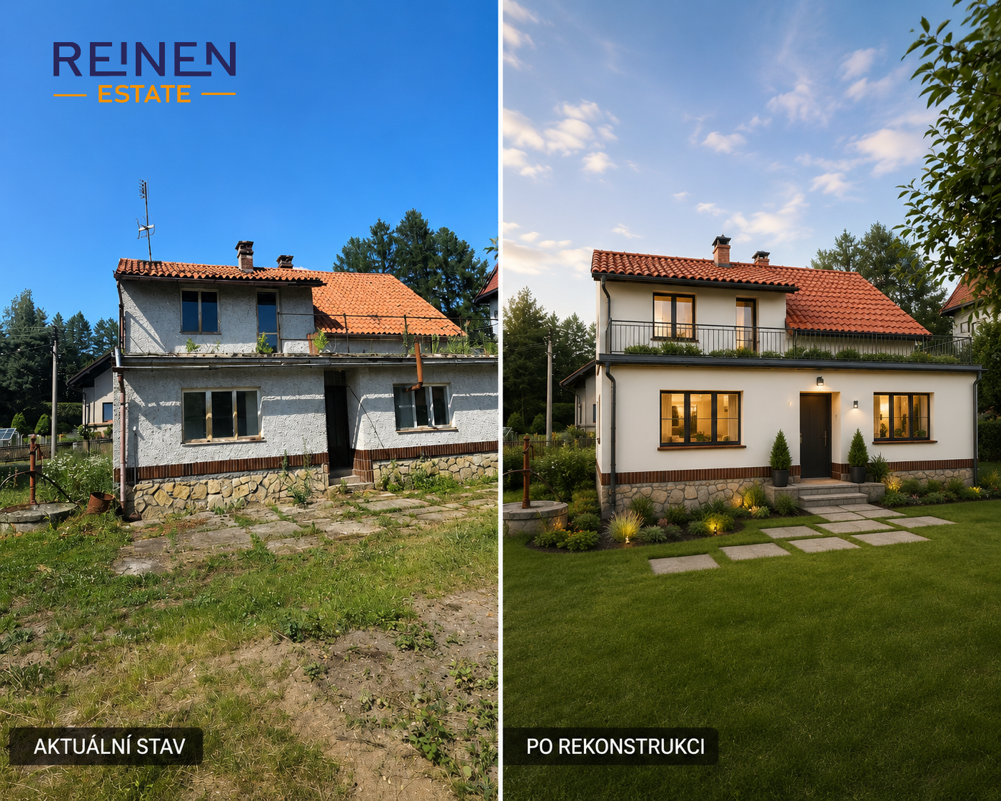 Rodinný dům s rozlehlým pozemkem 1 403 m², dvěma příjezdy a platným demoličním povolením